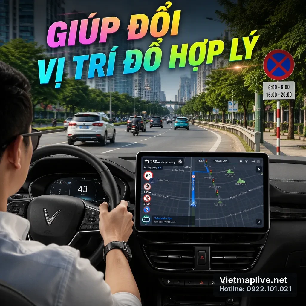 Tài xế đỗ xe an toàn gần khu vực có biển cấm