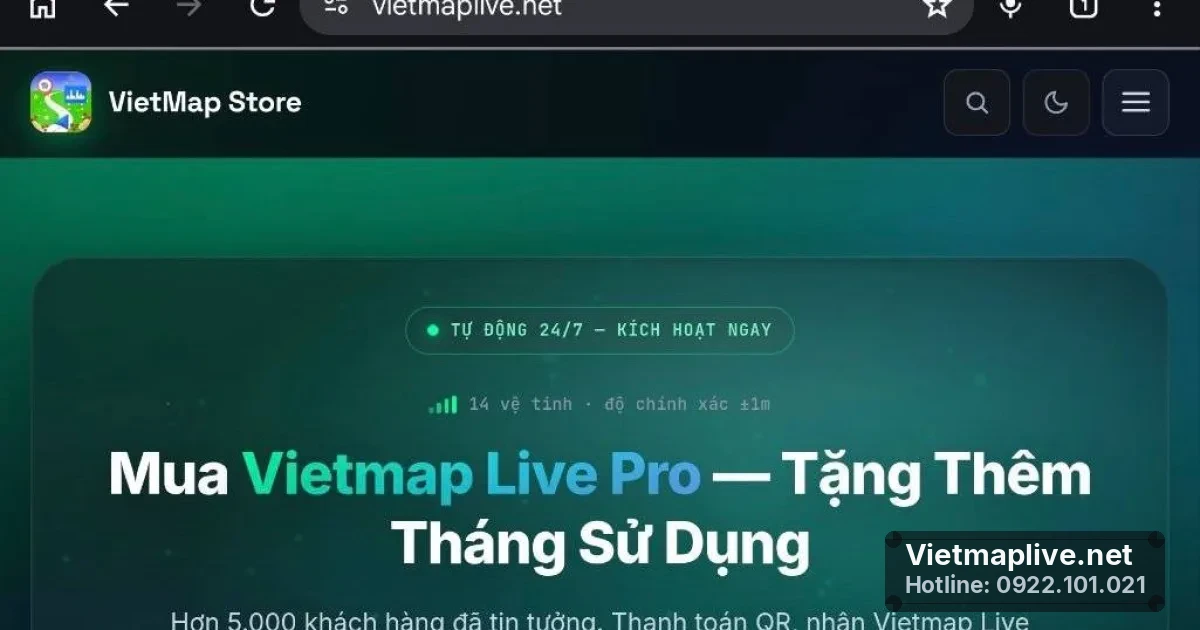 VI VU LỄ 2/9: THUÊ KEY VIETMAP LIVE TỰ ĐỘNG CHỈ TỪ 15K!